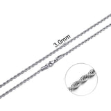 Jiayiqi Rope Chain Necklace