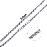 Jiayiqi Rope Chain Necklace