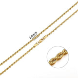 Jiayiqi Rope Chain Necklace