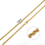 Jiayiqi Rope Chain Necklace