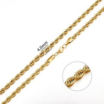 Jiayiqi Rope Chain Necklace