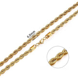 Jiayiqi Rope Chain Necklace