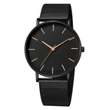 Luxury Stainless Steel Quartz Wrist Watch Male