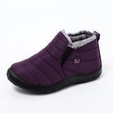 Slip On Warm Fur Winter Snow Boots