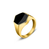 Jiayiqi Men's Punk Rock Ring For Men