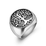 Jiayiqi Men's Punk Rock Ring For Men