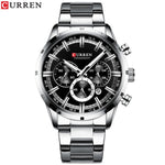 Curren Men's Stainless Steel Sports Watch