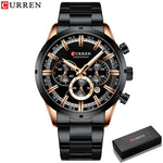 Curren Men's Stainless Steel Sports Watch