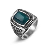 Jiayiqi Men's Punk Rock Ring For Men