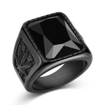 Jiayiqi Men's Punk Rock Ring For Men