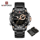 NAVIFORCE Men Military Sport Wrist Watch