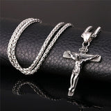 Jesus Cross Necklace for Men