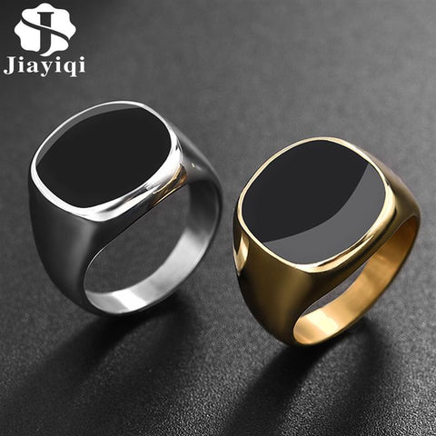 Jiayiqi Men's Punk Rock Ring For Men