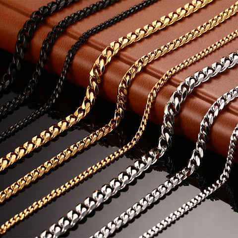 Cuban Link Stainless Steel  Necklace