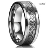 Men's Stainless Steel Dragon Ring