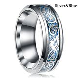 Men's Stainless Steel Dragon Ring