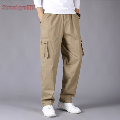 Street Graffiti Cargo Pants For Men