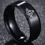 Punk Titanium Steel Rings