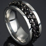 Punk Titanium Steel Rings