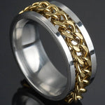 Punk Titanium Steel Rings