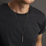 Men's Stainless Steel Pendant Necklace