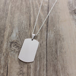 Men's Stainless Steel Pendant Necklace