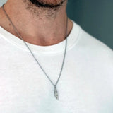 Men's Stainless Steel Pendant Necklace