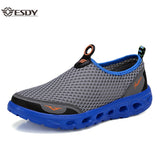 Men Casual Lightweight Breathable Walking Sneakers Slip-on