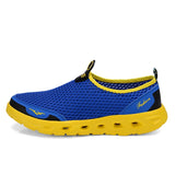 Men Casual Lightweight Breathable Walking Sneakers Slip-on