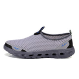 Men Casual Lightweight Breathable Walking Sneakers Slip-on