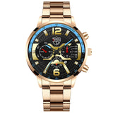 Mens Stainless Steel Luxury Men Wrist Watch