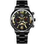 Mens Stainless Steel Luxury Men Wrist Watch