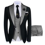 Men's 3 Piece Set Jacket, Pants, Vest