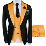 Men's 3 Piece Set Jacket, Pants, Vest