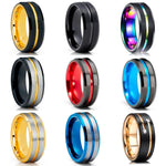 FDLK Men's Stainless Steel Rings