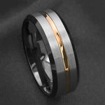 FDLK Men's Stainless Steel Rings