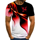 3D Eagle print Men's T-shirt