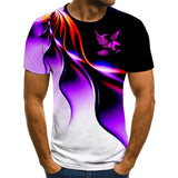 3D Eagle print Men's T-shirt