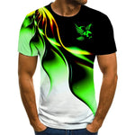 3D Eagle print Men's T-shirt