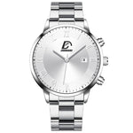 Men's Stainless Steel Minimalist Wrist Watch