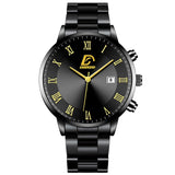 Men's Stainless Steel Minimalist Wrist Watch