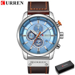 Curren Luxury Chronograph Quartz Watch Men