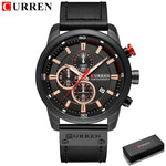 Curren Luxury Chronograph Quartz Watch Men