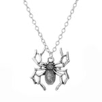 SONGDA Minimalist Spider Pendant Necklace