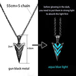 Luminous Glowing Arrow Pendant Necklace