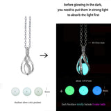 Luminous Glowing Arrow Pendant Necklace