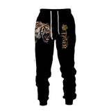 Tiger 3D Printed Men's Sweatshirt Hoodies Set