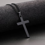 Zkceenier Jesus Men Cross Pendant Necklace