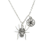 SONGDA Minimalist Spider Pendant Necklace