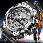 LIGE Digital Men Military Watch